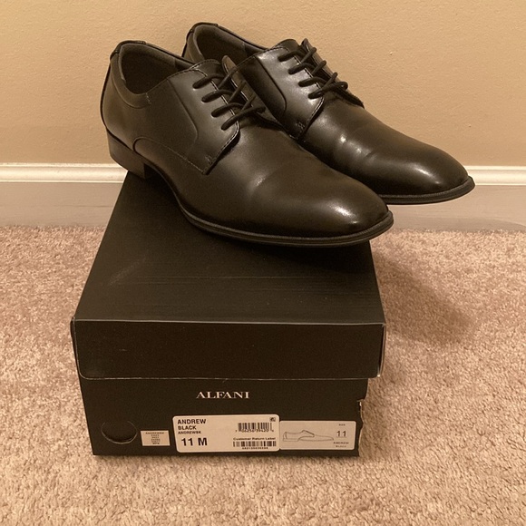 Men’s Alfani Andrew Plain Toe Derbys - Picture 4 of 6